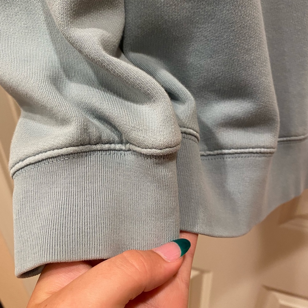 VS PINK Light Teal Crewneck - Picture 4 of 7